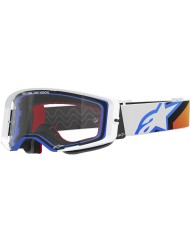 GAFAS ALPINESTARS SUPERTECH CORP BLUE/ORANGE/LENS CLEAR