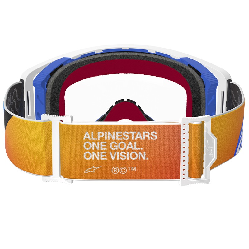 GAFAS ALPINESTARS SUPERTECH CORP BLUE/ORANGE/LENS CLEAR