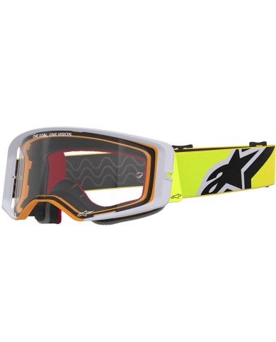 GAFAS ALPINESTARS SUPERTECH CORP YELLOW FLUO/GREY/LENS CLEAR
