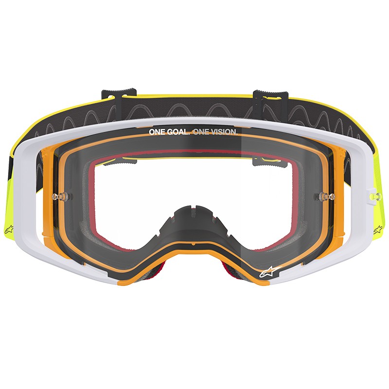 GAFAS ALPINESTARS SUPERTECH CORP YELLOW FLUO/GREY/LENS CLEAR
