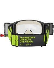 GAFAS ALPINESTARS VISION 5 HOLLOW ROLL-OFF CHARCOAL/FLUO YELLOW