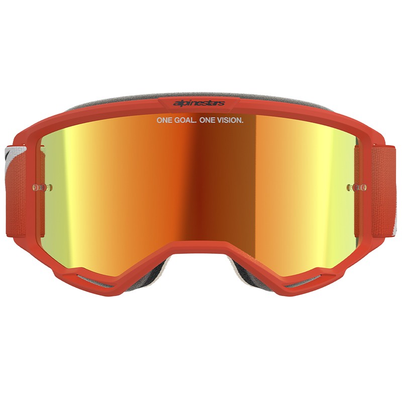 GAFAS ALPINESTARS VISION 5 CORP ORANGE/LENS MIRROR RED