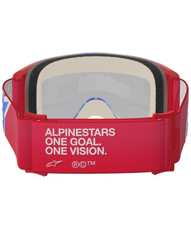 GAFAS ALPINESTARS VISION 5 CORP RED/WHITE/BLUE/LENS MIRROR BLUE