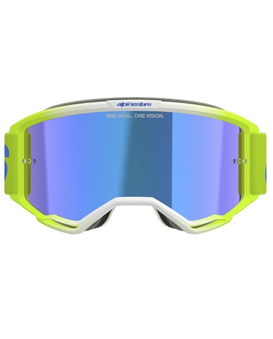 GAFAS ALPINESTARS VISION 5 BLAZE FLUO YELLOW/BLUE/LENS MIRROR BLUE