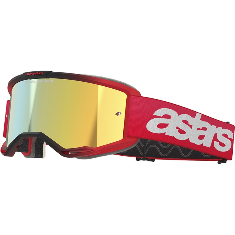 GAFAS ALPINESTARS VISION 5 BLAZE RED/LENS MIRROR GOLD