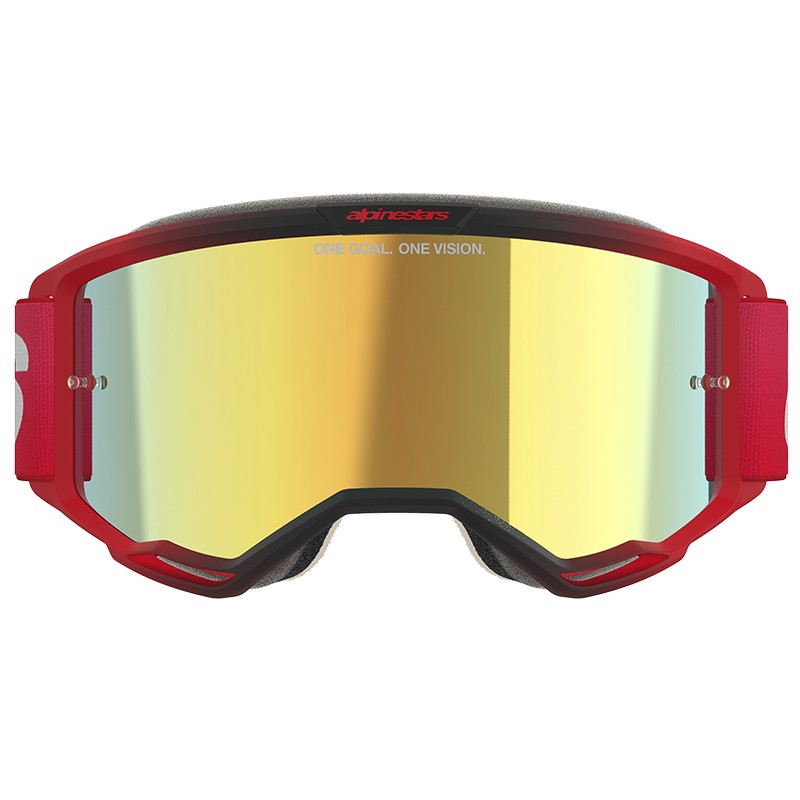 GAFAS ALPINESTARS VISION 5 BLAZE RED/LENS MIRROR GOLD