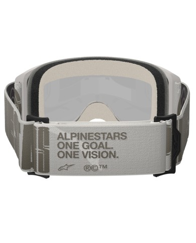 GAFAS ALPINESTARS VISION 5 HOLLOW WHITE/LENS MIRROR GOLD