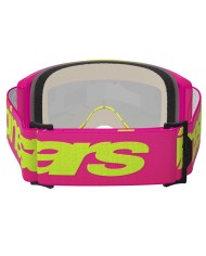 GAFAS ALPINESTARS VISION 5 WORDMARK PINK/FLUO YELLOW/LENS MIRROR RED