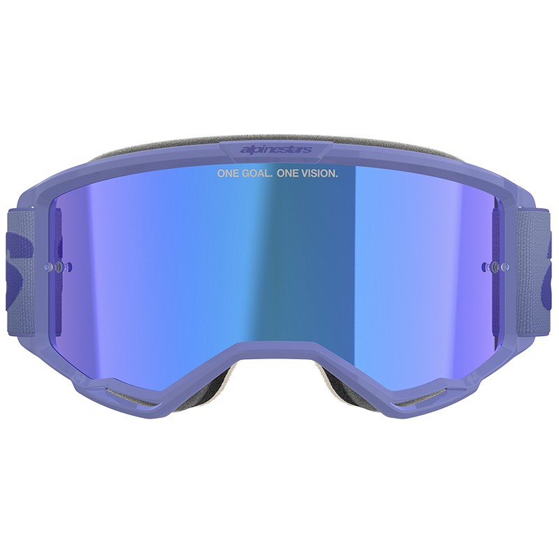 GAFAS ALPINESTARS VISION 5 WORDMARK PURPLE/LENS MIRROR BLUE