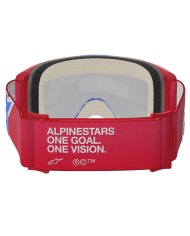 GAFAS ALPINESTARS VISION 5 CORP RED/WHITE/BLUE/LENS CLEAR