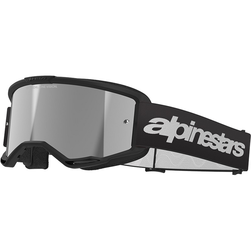 GAFAS ALPINESTARS VISION 3 WORDMARK BLACK/LENS MIRROR SILVER