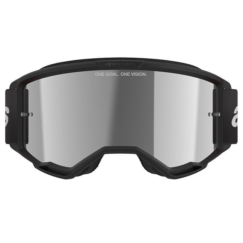 GAFAS ALPINESTARS VISION 3 WORDMARK BLACK/LENS MIRROR SILVER
