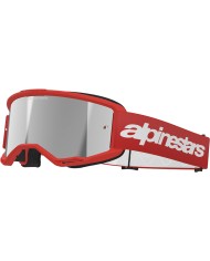GAFAS ALPINESTARS VISION 3 WORDMARK RED/LENS MIRROR SILVER