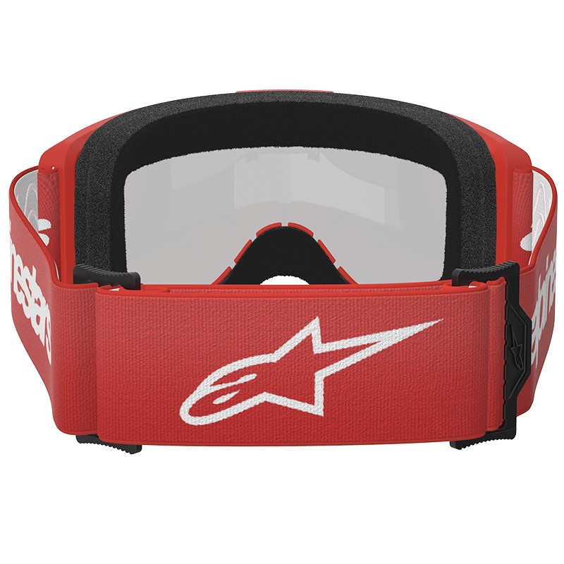 GAFAS ALPINESTARS VISION 3 WORDMARK RED/LENS MIRROR SILVER