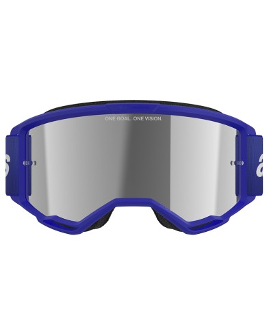 GAFAS ALPINESTARS VISION 3 WORDMARK BLUE/LENS MIRROR SILVER