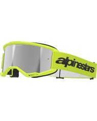 GAFAS ALPINESTARS VISION 3 WORDMARK YELLOW FLUO/LENS MIRROR SILVER