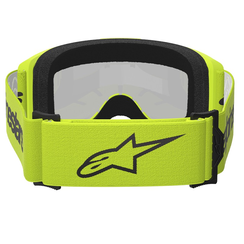 GAFAS ALPINESTARS VISION 3 WORDMARK YELLOW FLUO/LENS MIRROR SILVER