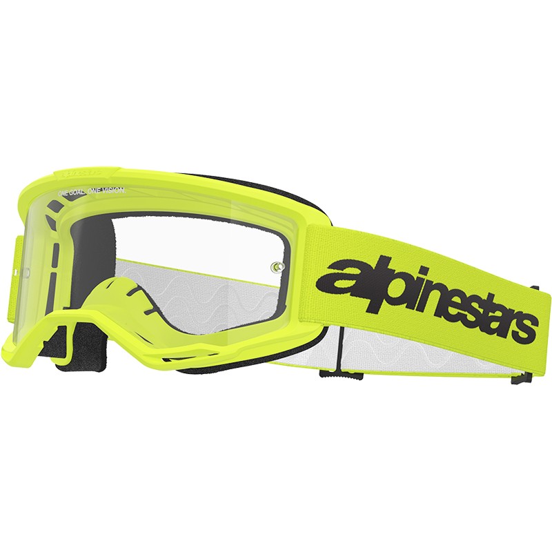 GAFAS ALPINESTARS VISION 3 WORDMARK YELLOW FLUO/LENS CLEAR