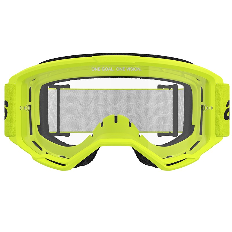 GAFAS ALPINESTARS VISION 3 WORDMARK YELLOW FLUO/LENS CLEAR