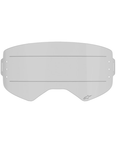 LENTE GAFAS ALPINESTARS SUPERTECH CON ROLL OFF CLEAR