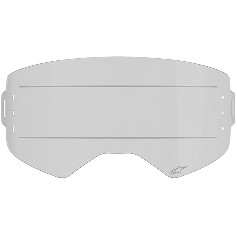 LENTE GAFAS ALPINESTARS SUPERTECH CON ROLL OFF CLEAR