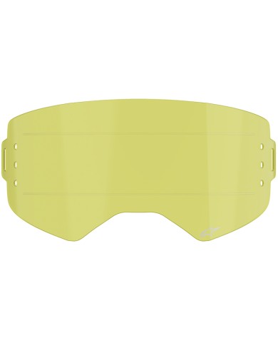 LENTE GAFAS ALPINESTARS SUPERTECH CON ROLL OFF YELLOW