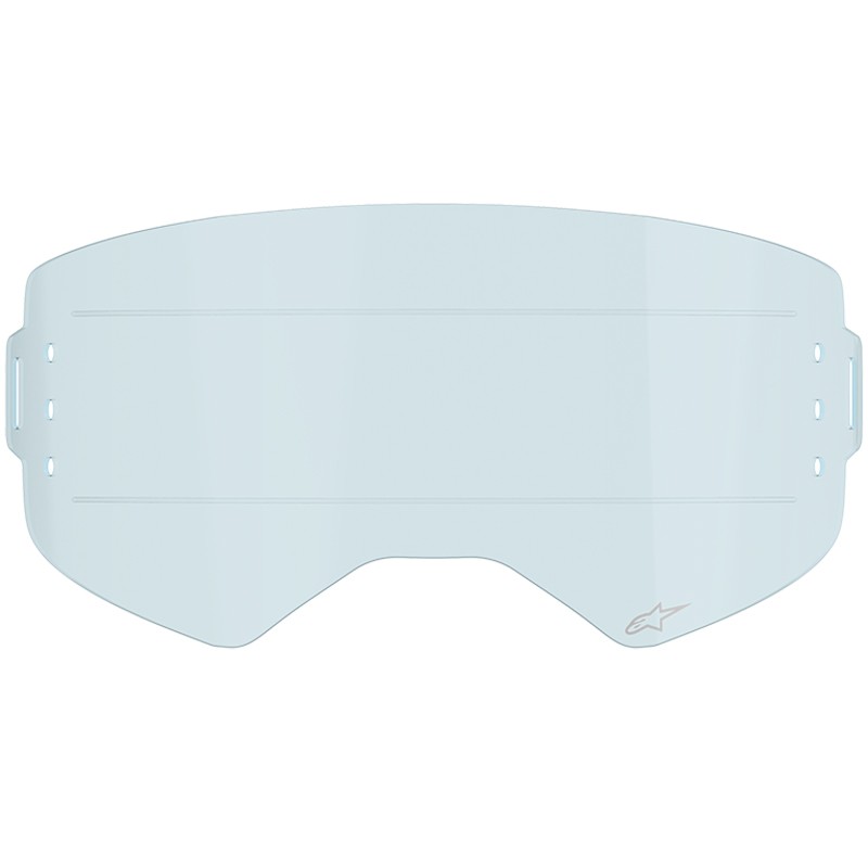 LENTE GAFAS ALPINESTARS SUPERTECH CON ROLL OFF BLUE
