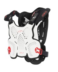 PROTECCION ALPINESTARS A-1 ROOST GUARD WHITE/BLACK/RED