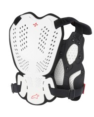 PROTECCION ALPINESTARS A-1 ROOST GUARD WHITE/BLACK/RED