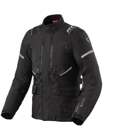 CHAQUETA REVIT VERTICAL GTX NEGRO/PLATA