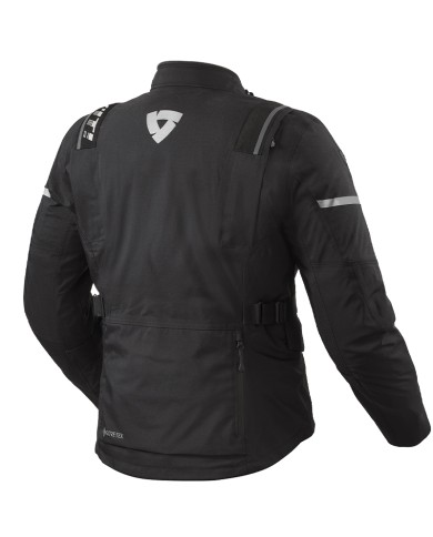 CHAQUETA REVIT VERTICAL GTX NEGRO/PLATA