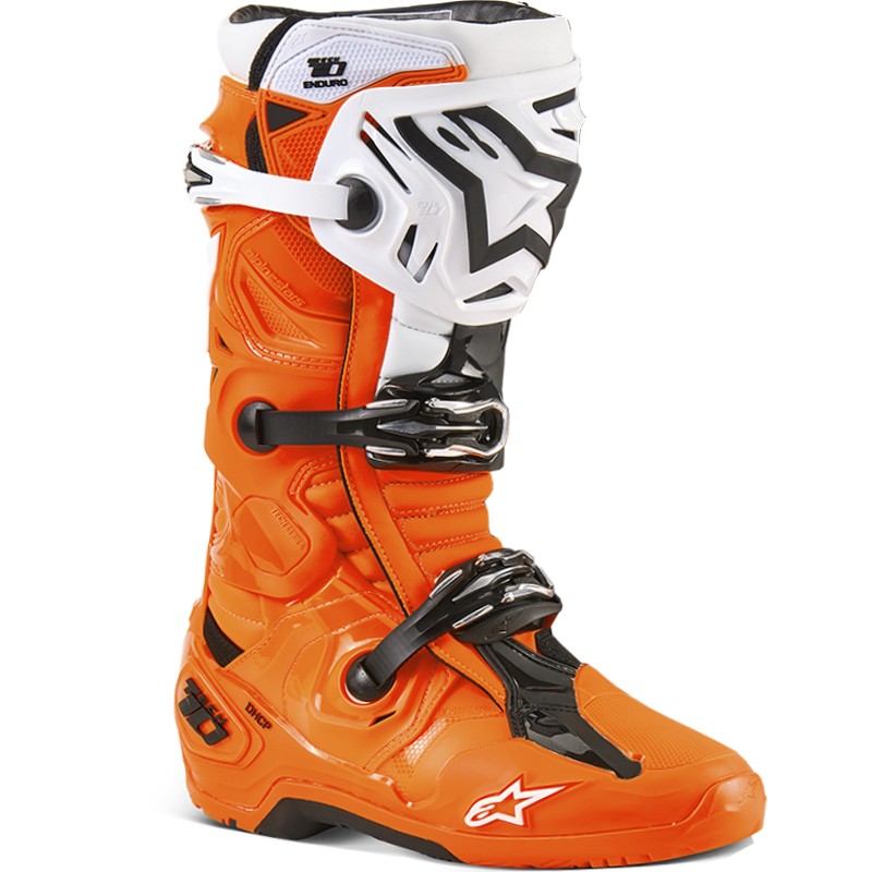 BOTAS ALPINESTARS TECH 10 ENDURO ORANGE FLUO/BLACK/WHITE