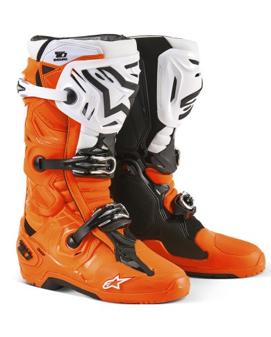 BOTAS ALPINESTARS TECH 10 ENDURO ORANGE FLUO/BLACK/WHITE