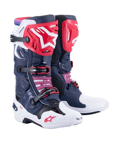 BOTAS ALPINESTARS TECH 10 SUPERVENTED NIGHT NAVY/WHITE/RAIMBOW
