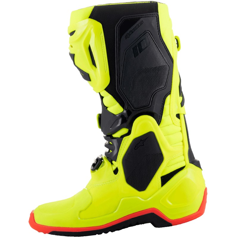 BOTAS ALPINESTARS TECH 10 YELLOW FLUO/BLACK/RED FLUO