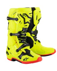 BOTAS ALPINESTARS TECH 10 YELLOW FLUO/BLACK/RED FLUO