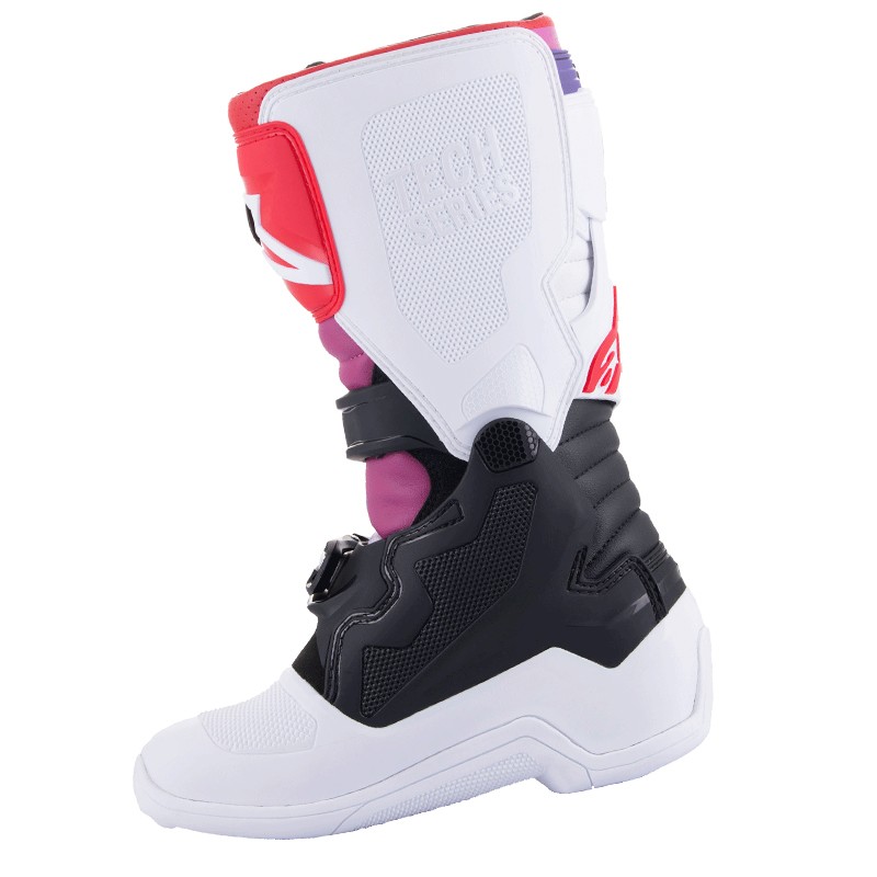 BOTAS ALPINESTARS TECH 7S JUNIOR WHITE/BLACK/RAINBOW