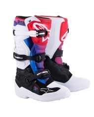 BOTAS ALPINESTARS TECH 7S JUNIOR WHITE/BLACK/RAINBOW