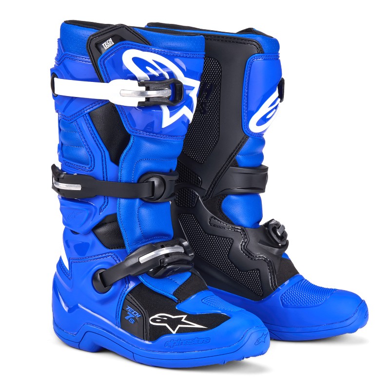BOTAS ALPINESTARS TECH 7S JUNIOR BLUE/BLACK/WHITE