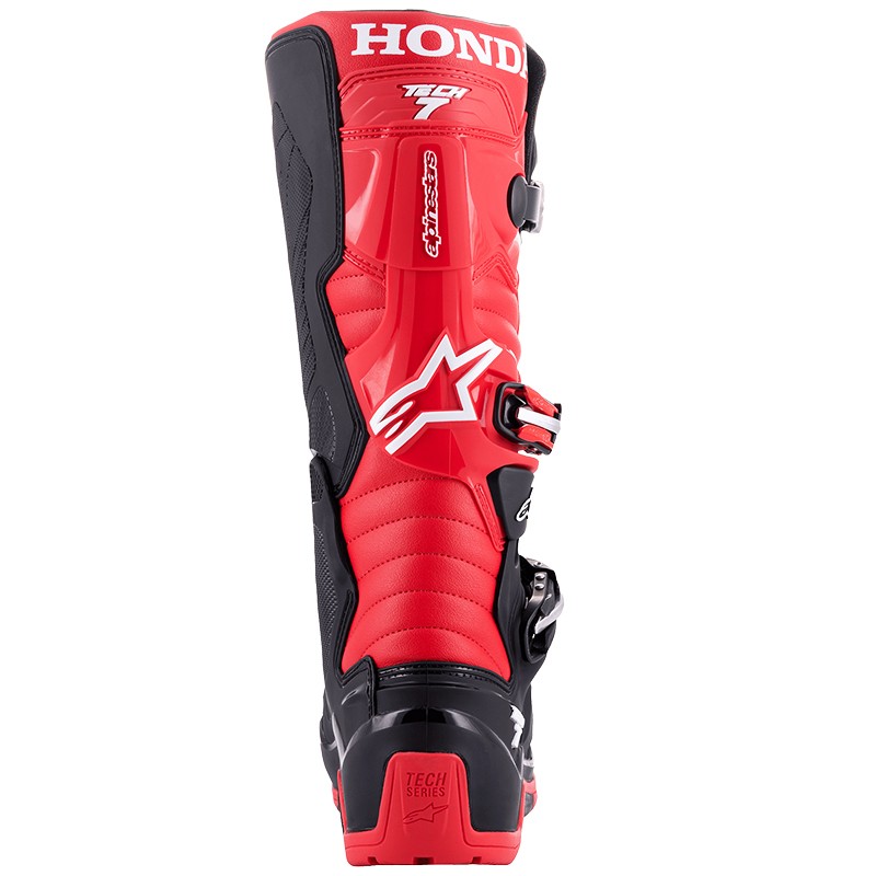 BOTAS ALPINESTARS TECH 7 ENDURO DRYSTAR HONDA BLACK/RED BRIGHT