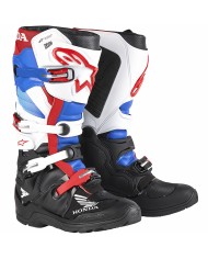BOTAS ALPINESTARS TECH 7 ENDURO DRYSTAR HONDA BLACK/WHITE/RED/BLUE