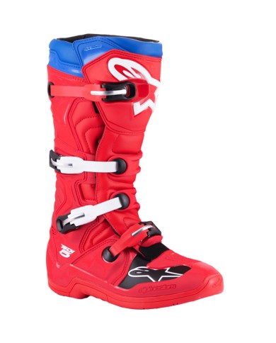 BOTAS ALPINESTARS TECH 5 RED LIGHT/RED/BLUE