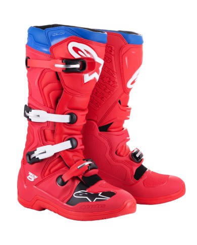 BOTAS ALPINESTARS TECH 5 RED LIGHT/RED/BLUE