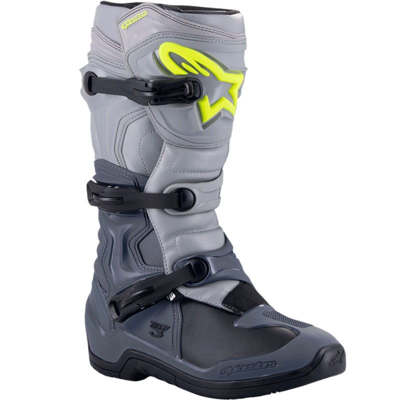 BOTAS ALPINESTARS TECH 3 DARK GREY/LIGHT GREY/BLACK