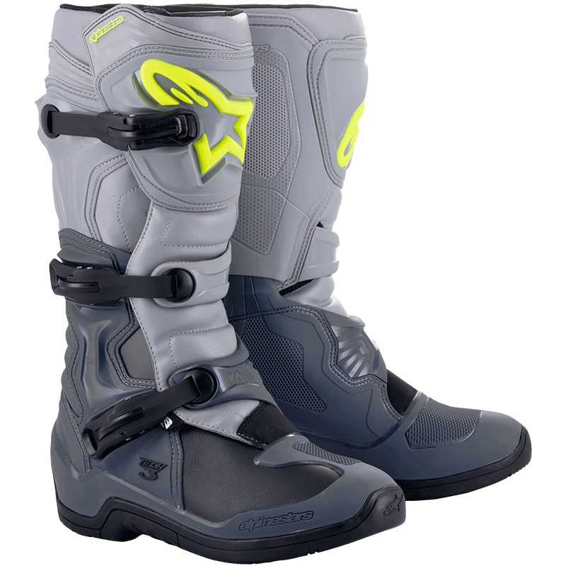 BOTAS ALPINESTARS TECH 3 DARK GREY/LIGHT GREY/BLACK