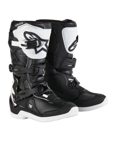 BOTAS ALPINESTARS TECH 3S JUNIOR WHITE/BLACK