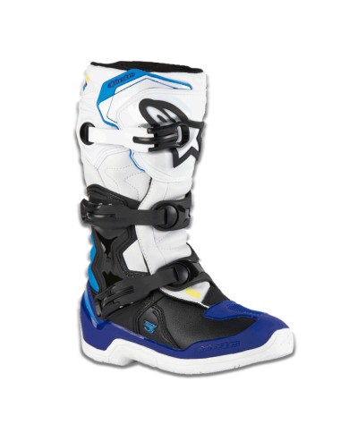 BOTAS ALPINESTARS TECH 3S JUNIOR WHITE/BLACK/BLUE