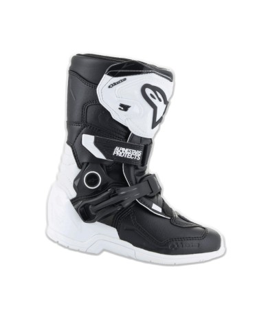 BOTAS ALPINESTARS TECH 3S KIDS WHITE/BLACK