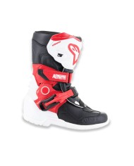 BOTAS ALPINESTARS TECH 3S KIDS WHITE/BLACK/RED BRIGHT