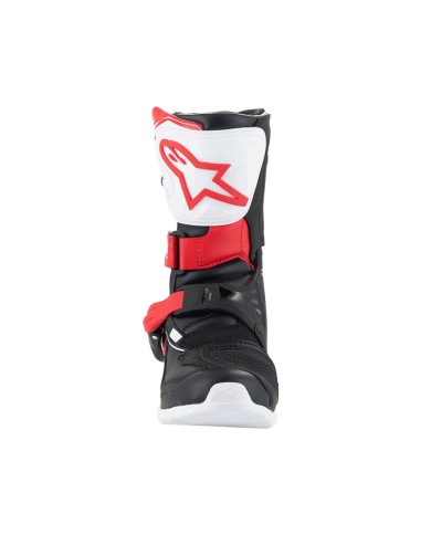 BOTAS ALPINESTARS TECH 3S KIDS WHITE/BLACK/RED BRIGHT